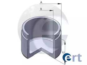 Поршень, корпус скоби гальма D02575 (вир-во ERT)