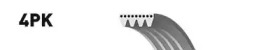 4PK1218 (8653-10245) Ремінь (поліклиновий) GATES MICRO-V HORIZON