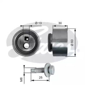 T41139 (7786-21181) Натяжний ролик ременя ГРМ GATES POWERGRIP TENSIONER
