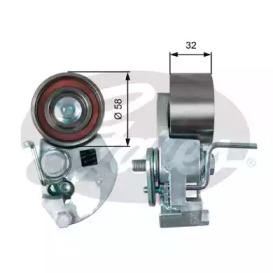 T43133 (7784-21109) Натяжний ролик ременя ГРМ GATES POWERGRIP TENSIONER