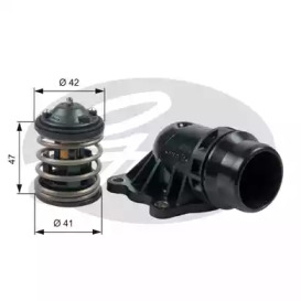 Термостат GATES TH47487K2 BMW 3/5/7/X5/X6 3,0D 08-