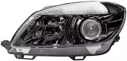 Фара основна права чорна H7 SKODA FABIA II