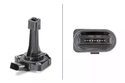 HELLA VW Датчик рівня мастила в двигуні Audi A1/3/4/5/6/Q5/Q7, Seat, Skoda Fabia II,III, Octavia II, Rapid, SuiperB II, Caddy III, Golf VI, Passat, Tiguan 07-, T5 09-