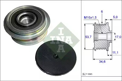 ролик альтернатора S-MAX (WA6), 05.06-1