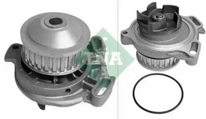 Насос охолоджуючої рідини, з ущільненням AUDI 100 C2, 100 C3, 200 C2, 200 C3, 80 B2, 90 B2, 90 B3, COUPE B2, COUPE B3, QUATTRO, VW PASSAT B2, SANTANA 1.9-2.3 03.77-12.96