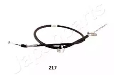 JAPANPARTS TOYOTA трос ручн.гальма прав.Rav 4 II 00-