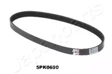 JAPANPARTS ремінь поліклиновий 5PK690 MAZDA 2