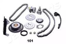 JAPANPARTS NISSAN К-т ланцюга (повний) приводу ГРМ Almera,Sunny 1.4,1.6 90-