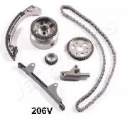 JAPANPARTS TOYOTA К-кт ланцюга ГРМ Yaris 1.0 -05