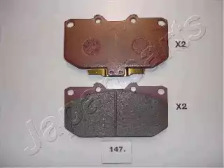 JAPANPARTS SUBARU гальмівні колодки передн. Impreza 98-