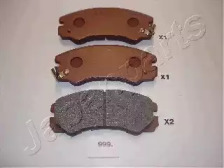 JAPANPARTS OPEL гальмівні колодки передні Frontera,Monterey -98