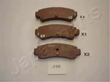 Гальмівні колодки, дискове гальмо (набір)