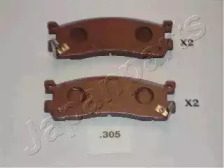 JAPANPARTS MAZDA гальмівні колодки задн. MPV I (LV) 3.0 i V6 (LVEW)