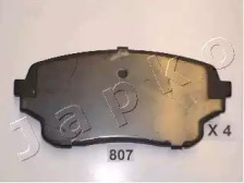 50807 JAPKO-Колодки гальмівні дискові передні