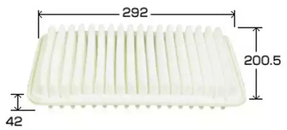 Фильтр воздушный 292/200.5/42