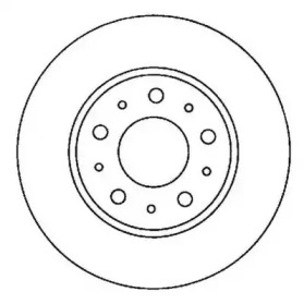 Гальмівний диск передній Volvo 850, 940, C70, S70, S90, V70, V90, XC70 (1996->)