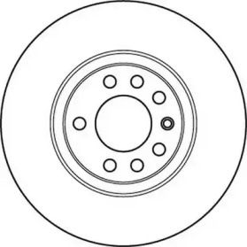 JURID OPEL диск гальмівний передн.Astra G,H,Meriva,Zafira