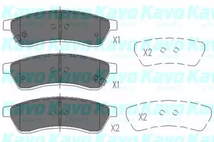 Гальмівні колодки, дискове гальмо (набір)