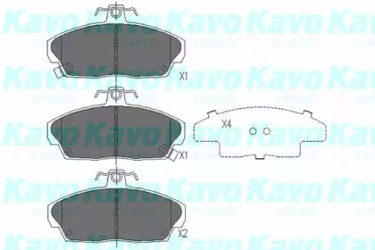 Гальмівні колодки, дискове гальмо (набір)