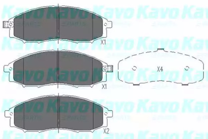 Комплект гальмівних колодок