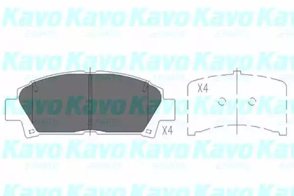 Гальмівні колодки, дискове гальмо (набір)