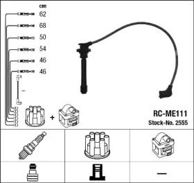 К-кт проводiв NGK (RC-ME111) MITSUBISHI Galant \2,5 \96-04