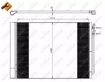 Радиатор кондиционера EASY FIT
