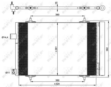 SKRAPLACZ PEUGEOT KLIMATYZACJI 407/508 2,0D 2010-