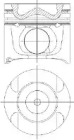 Поршень (84мм) Nissan - M9R,M9R 760,M9R 780,M9R 782