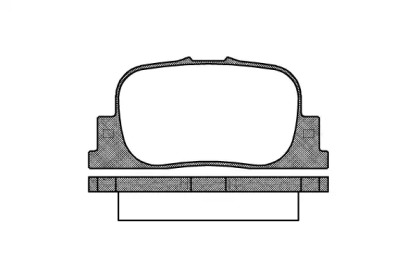 REMSA гальмівні колодки задн. TOYOTA Camry 2,4 02- LEXUS ES 300