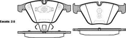 REMSA BMW гальмівні колодки передн. 320-325 E90