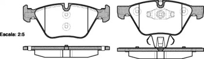 REMSA BMW гальмівні колодки перед. 1-serie E87/88, 3-serie E90/91