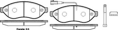 REMSA CITROEN гальм.колодки передн.Jumper,Fiat Ducato,Peugeot 06-