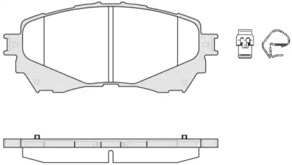 Колодка гальм. диск. MAZDA 6 2.0 2.2D 2.5 2013 - передн. (вир-во REMSA)