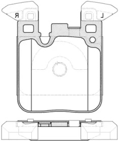 REMSA BMW колодки гальм. задн. (для ТЗ з гальмом M Sport) F30/F31/F34/F35/F80