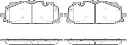 REMSA VW Колодки гальмівні передні Audi A4/5/Q7 15-
