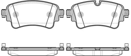 REMSA VW Колодки гальмівні задні . AUDI A4/A5/Q5/Q7 15-