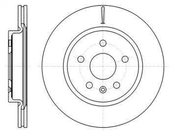 REMSA OPEL диск гальмівний задн. "17-18" Insignia 08-