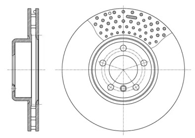 REMSA BMW Диск гальмівний передній 1/F21, 2/F23