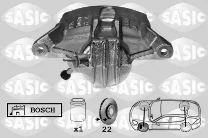 Суппорт передний L 20mm (тип Bosch) Kangoo/Berlingo/Partner