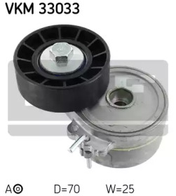 VKM 33033 SKF Натягувач поліклинового ременя