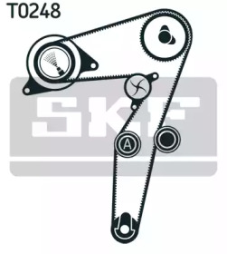 SKF К-кт. ГРМ (рем.+2шт. ролик) Opel Vectra c 1.9 CDTI