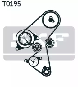 VKMA 03259 SKF Комплект ГРМ (ремінь + ролик)