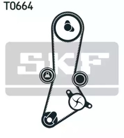 VKMA 95660 SKF Комплект (ремінь+ролики)