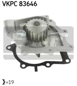 VKPC 83646 SKF - Насос охолоджуючої рідини