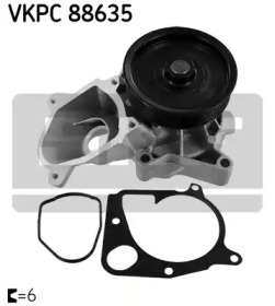 SKF BMW помпа води 1 Е81/Е87, 3 Е46/Е90, 5 Е60, Х5.