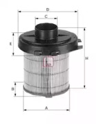 S 4580 A SOFIMA Фільтр повітря