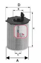 S 5168 PE SOFIMA Фільтр оливи