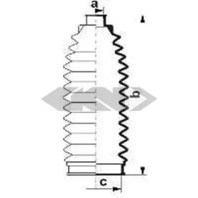 Пильник рул. тяги INFINITI/NISSAN M35/350Z \2,0-4,5 \00>>