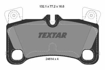 2461401 TEXTAR Гальмівні колодки до дисків